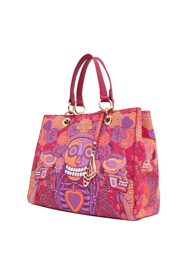 Bolsa Kaxan Saffiano Día de Muertos Catrina