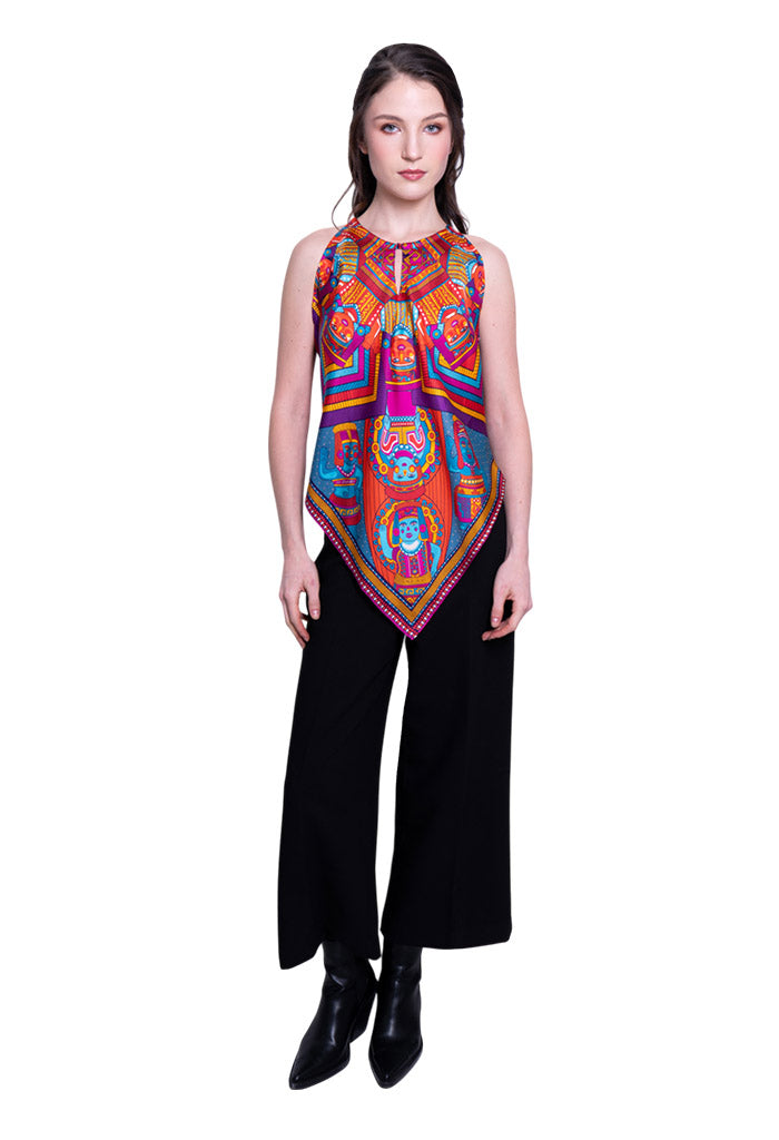 Blusa Cuello Ajustable Caritas Sonrientes Veracruz