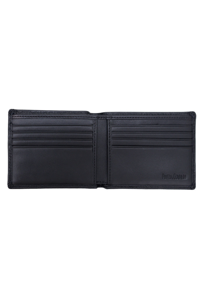 Cartera Tuumben De Piel Grabado Tzompantli