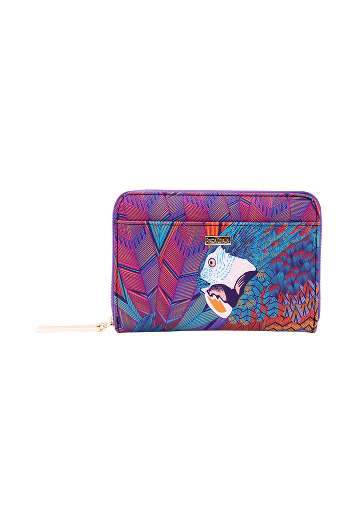 Cartera Mediana Saffiano Guacamaya