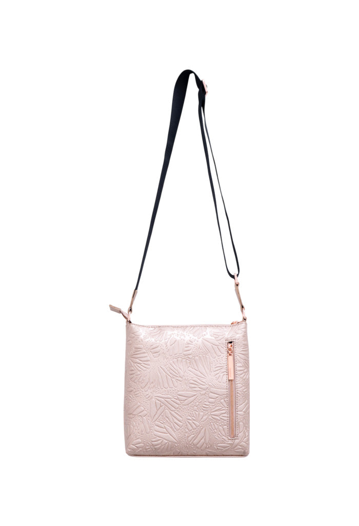Messenger Bag Xíimbal Saff Grabado Mariposa