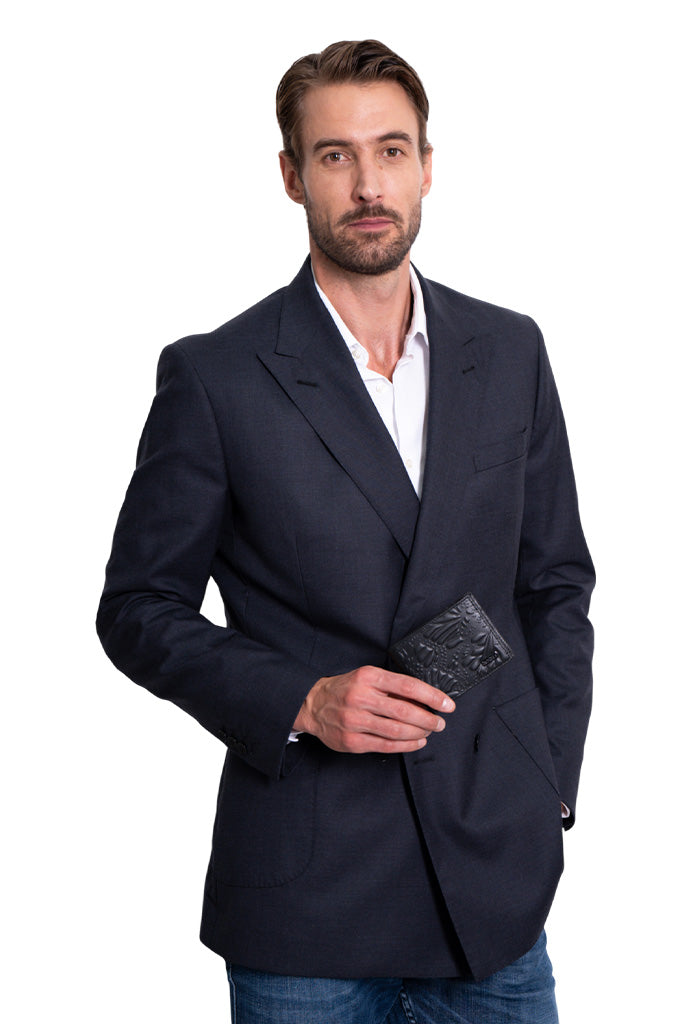 Cartera Tuumben De Piel Grabado Mariposa