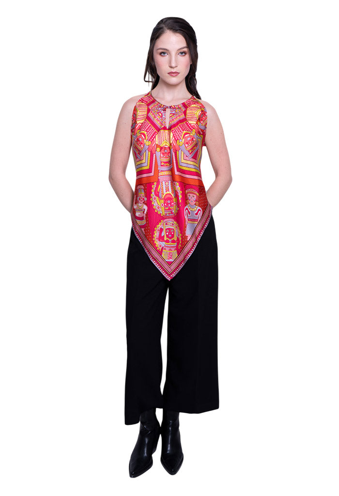 Blusa Cuello Ajustable Caritas Sonrientes Veracruz