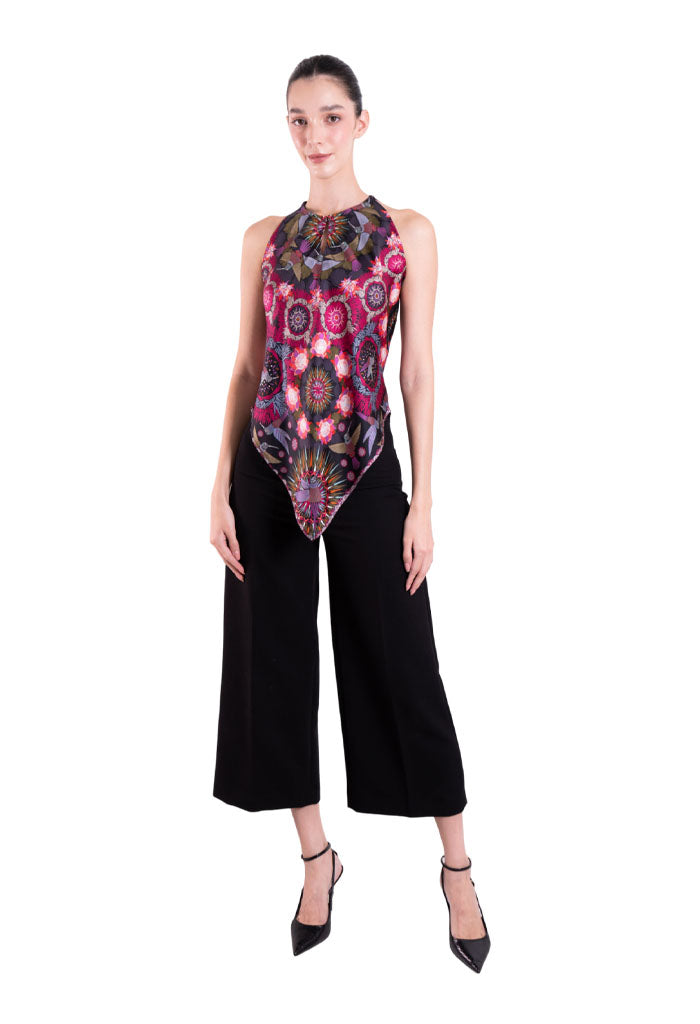Blusa Cuello Ajustable Colibrí
