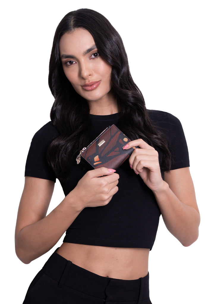 Cartera Chica Yemal Saffiano Mariposa Macro