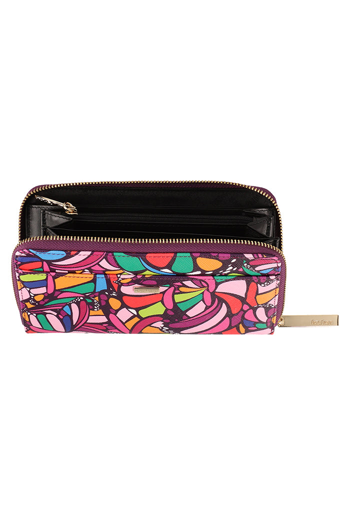 Cartera Grande Saffiano Mariposa Abstracta