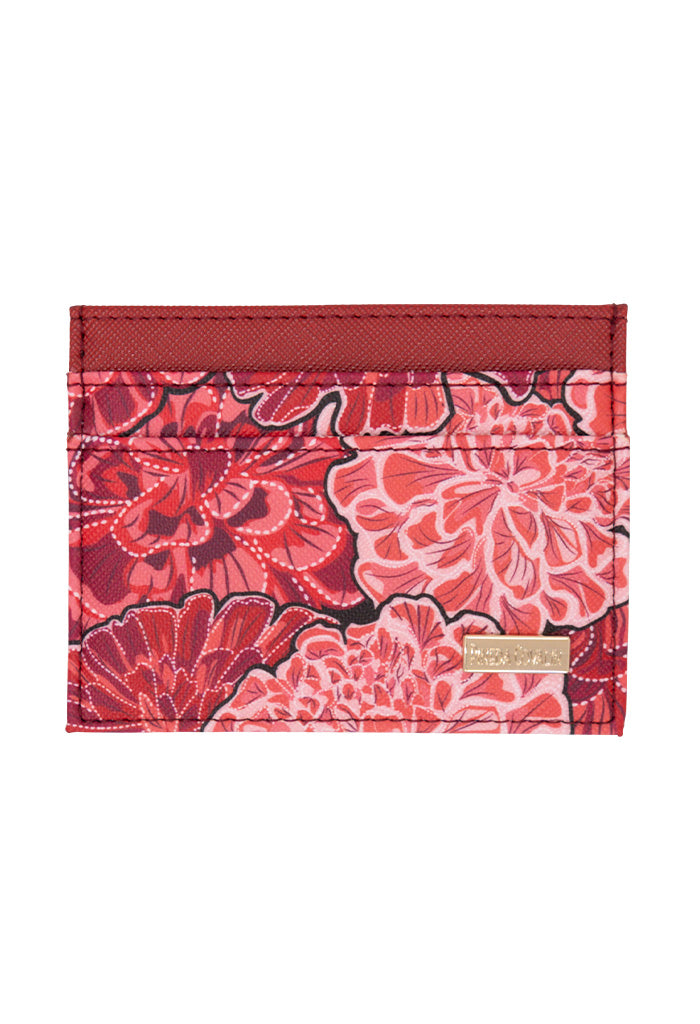 Tarjetero Kuxtal Saffiano Cempasúchil Ofrenda