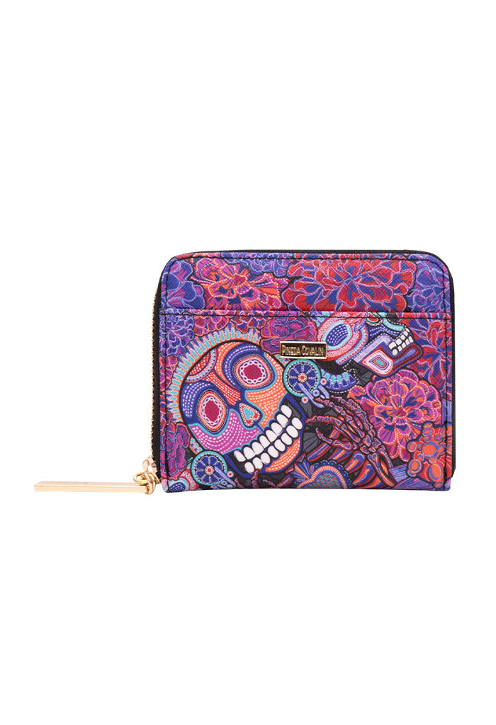 Cartera Chica  Saffiano  Dia de Muertos Catrina