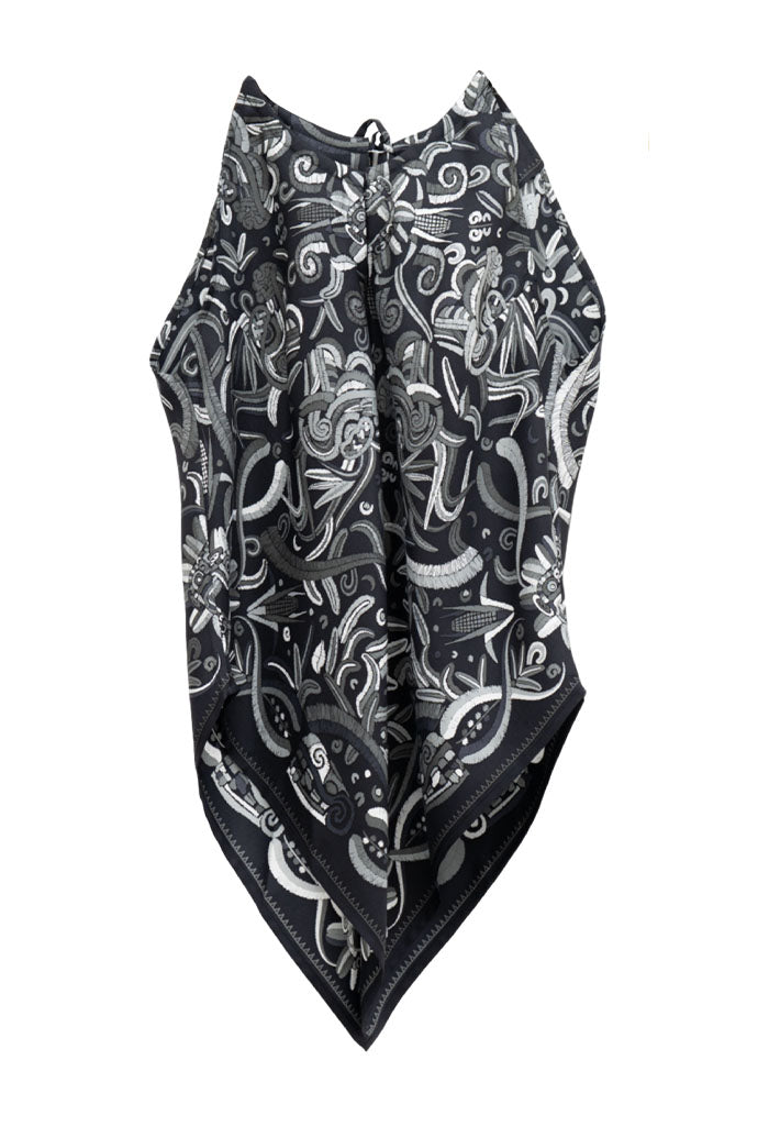 Blusa Cuello Ajustable Quetzalcóatl
