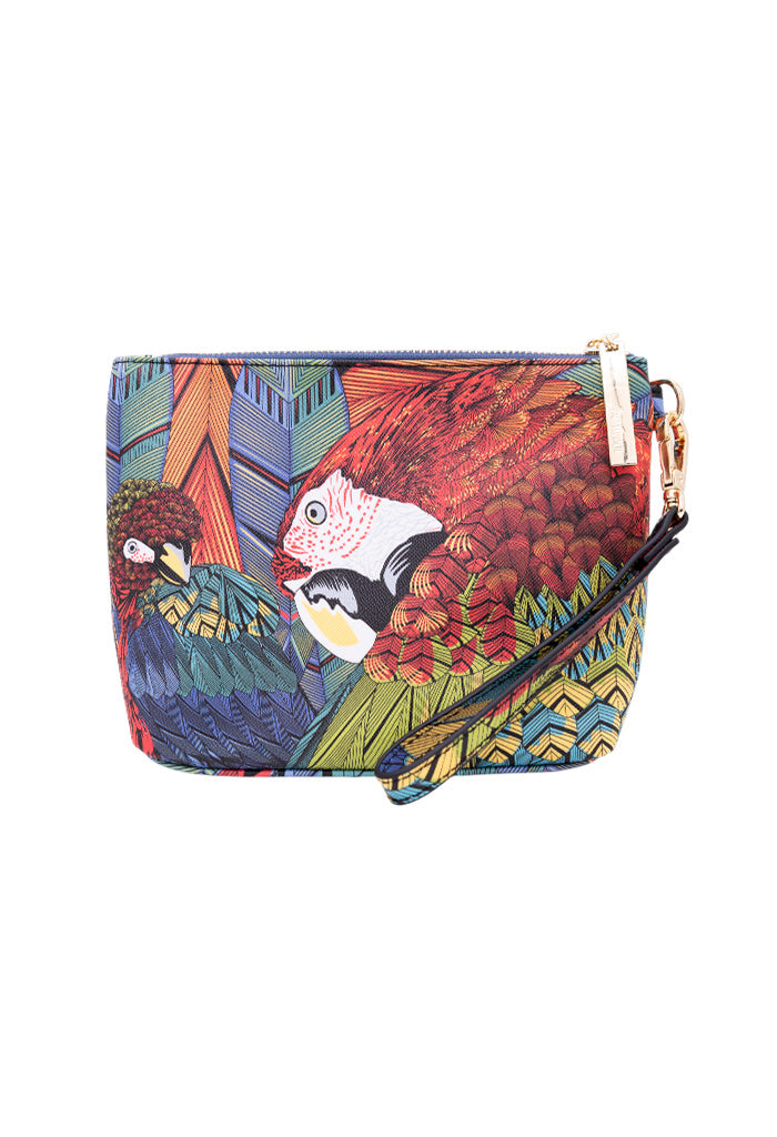 Cosmetiquera Piix Saffiano Guacamaya