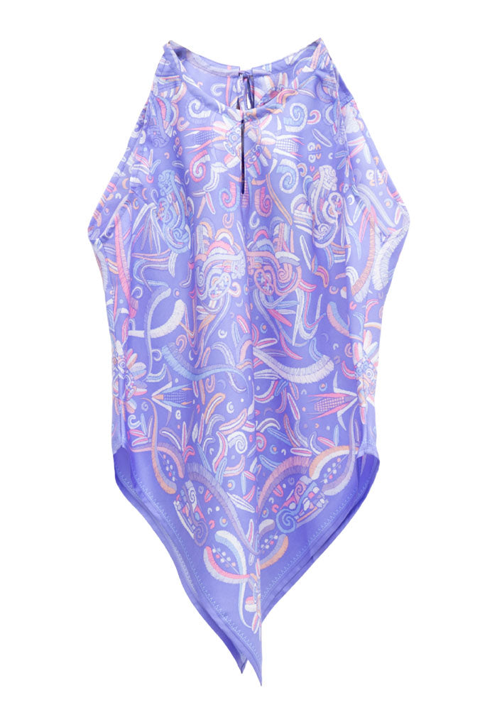 Blusa Cuello Ajustable Quetzalcóatl