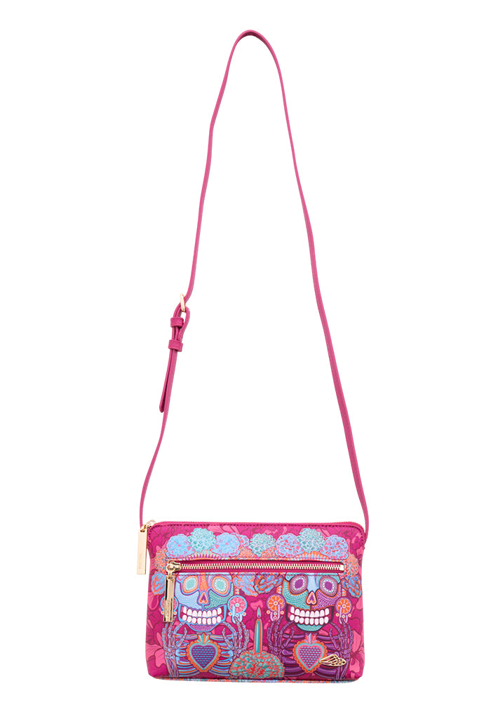 Bolsa Yaakun Saffiano Día de Muertos Catrina