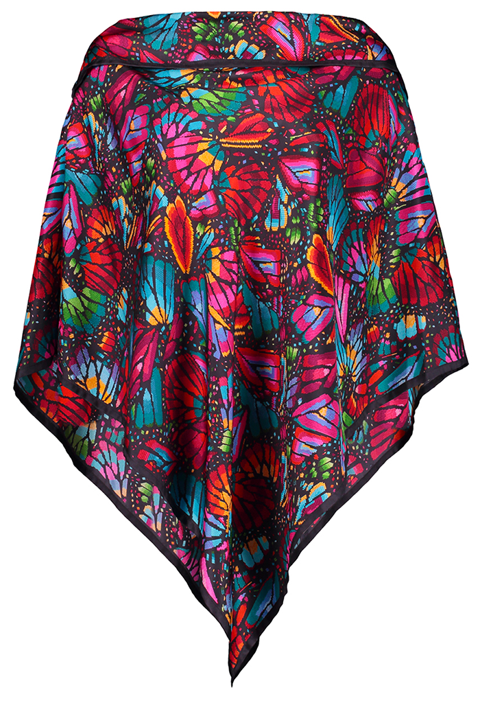 Poncho Mariposa Bordada
