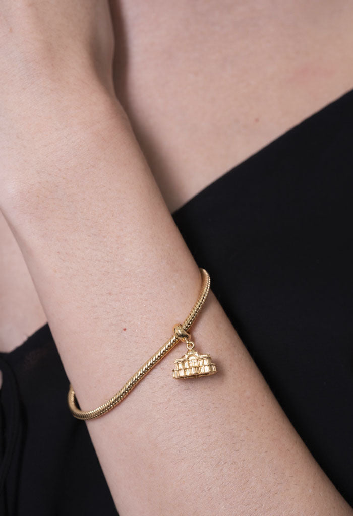 Amuleto para Brazalete Bellas Artes Baño de Oro