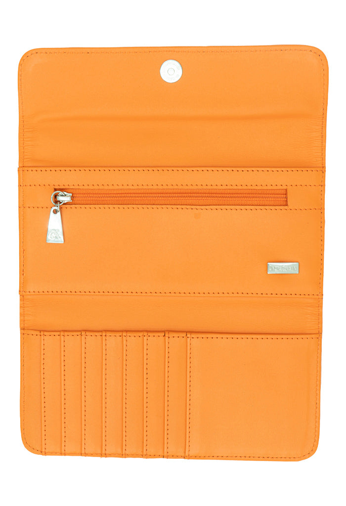 Cartera Bolsillo Seda Fruta Mexicana