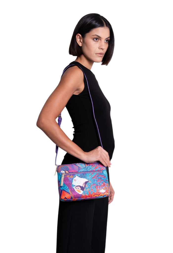 Bolsa Yaakun Saffiano Guacamaya