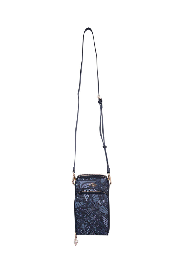 Porta Celular Naab Saffiano Colibrí