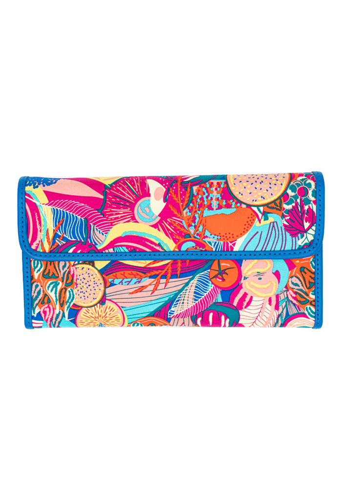 Cartera Bolsillo Seda Fruta Mexicana