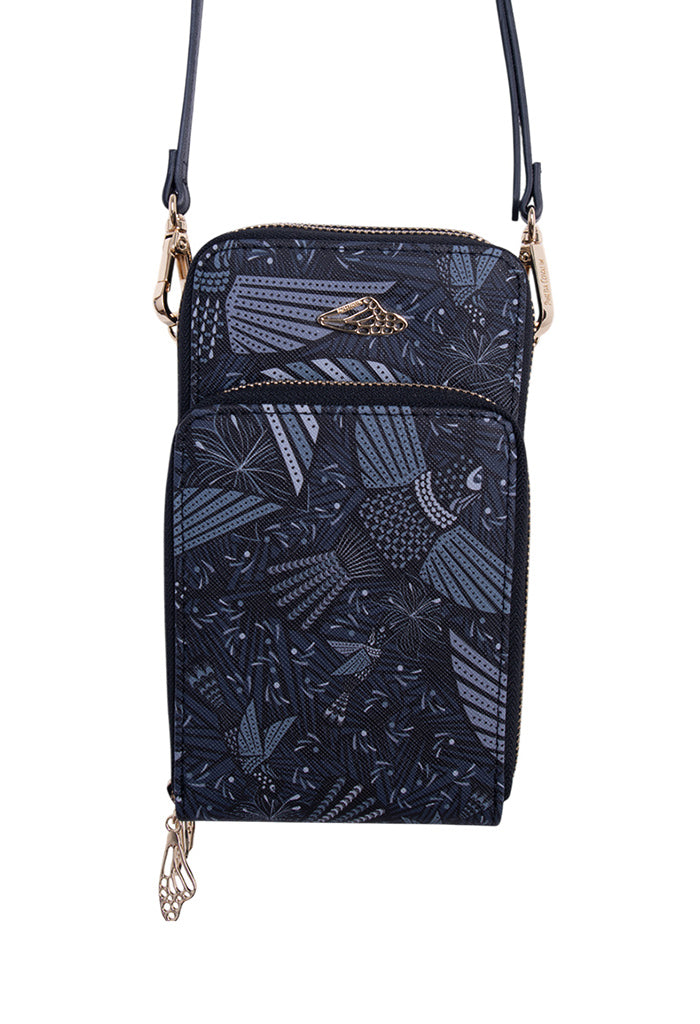 Porta Celular Naab Saffiano Colibrí