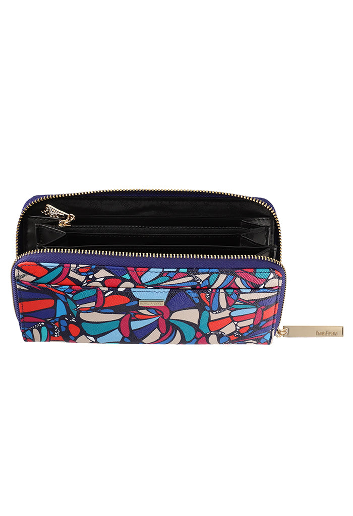 Cartera Grande Saffiano Mariposa Abstracta