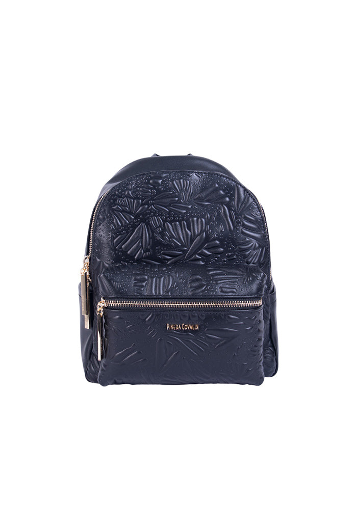 Mini Backpack Nuuk de Piel Grabado Mariposa