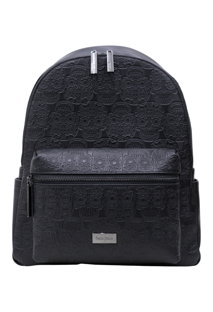 Backpack Nuuk Piel Grabado Tzompantli