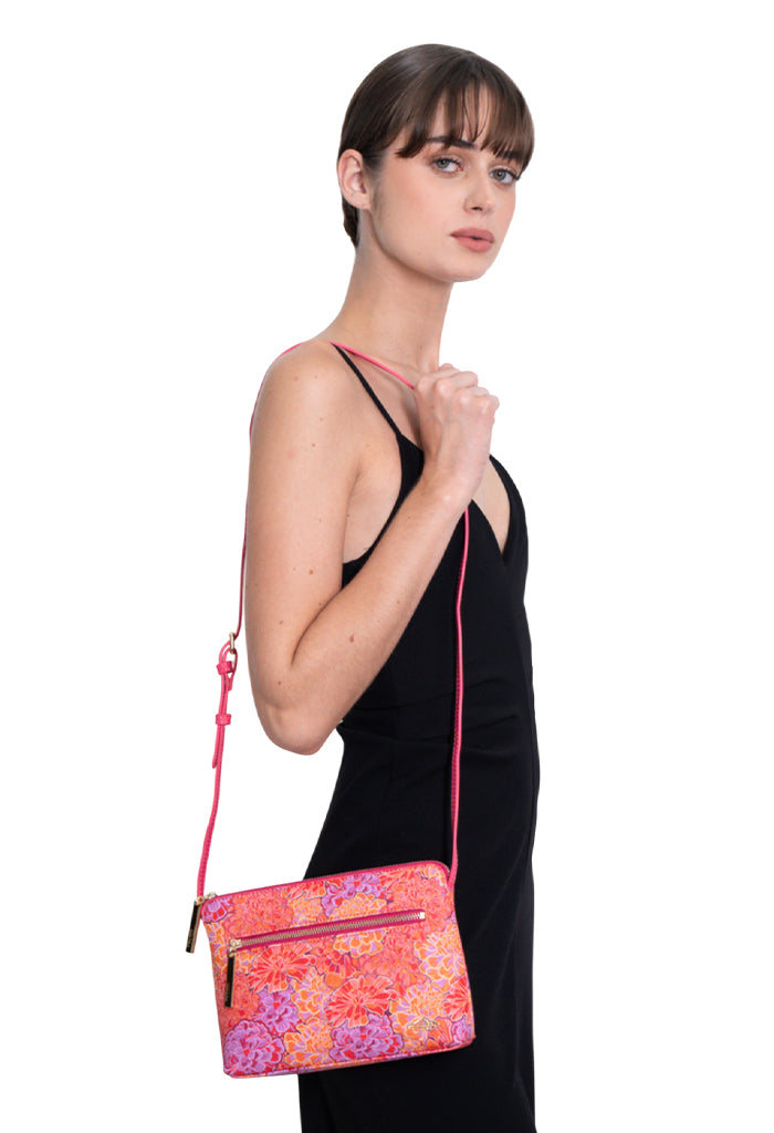 Bolsa Yaakun Saffiano Cempasúchil