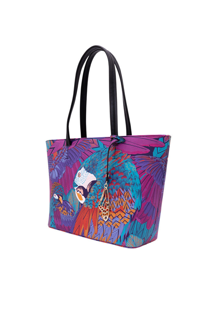Tote K'iin Saffiano Guacamaya