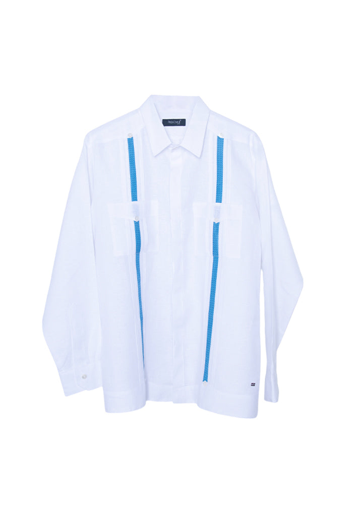Guayabera Beel Blanca Campos Agave