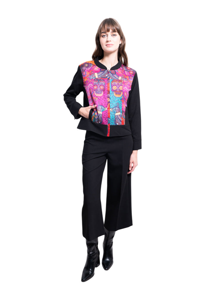 Bomber Okomej Día de Muertos Mictlán Purpura