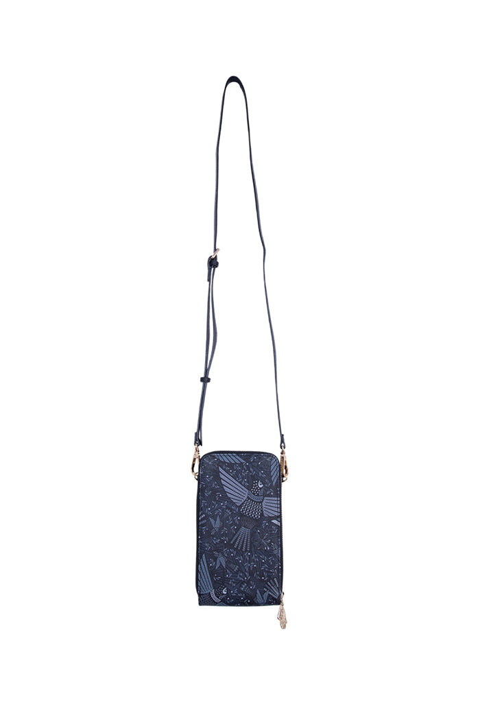 Porta Celular Naab Saffiano Colibrí
