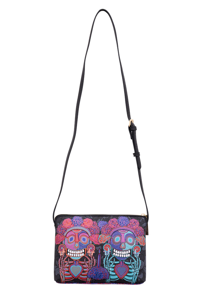 Bolsa Yaakun Saffiano Día de Muertos Catrina