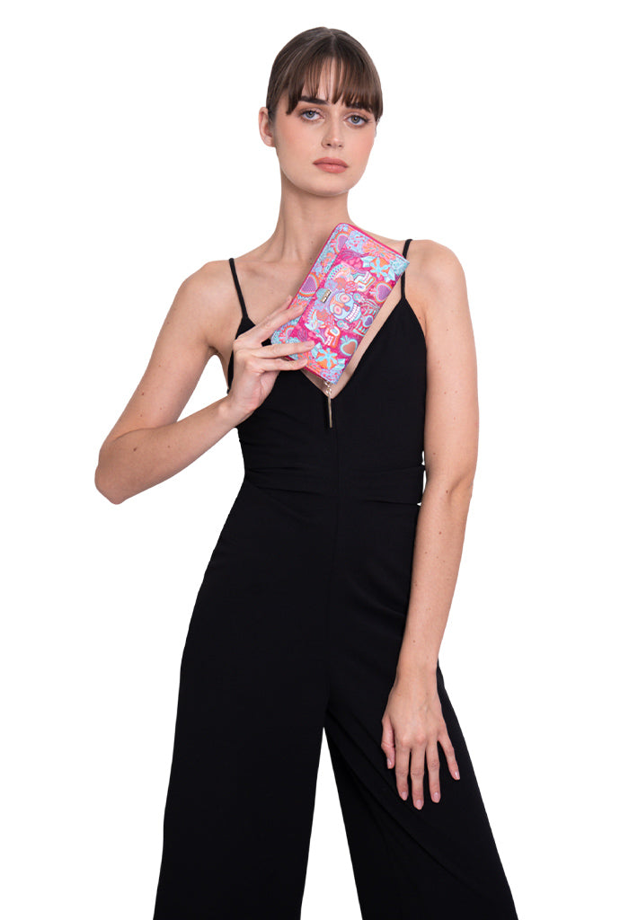 Cartera Grande Saffiano  Dia de Muertos Catrina