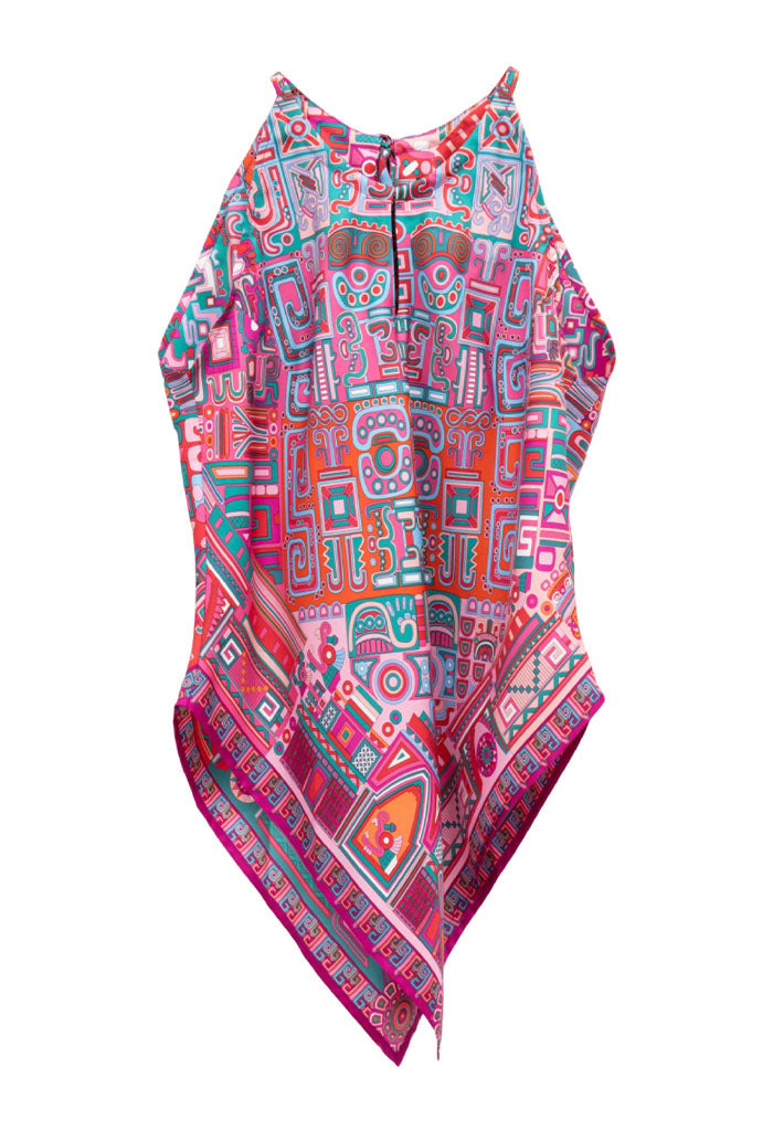 Blusa Cuello Ajustable Ruta Puuc