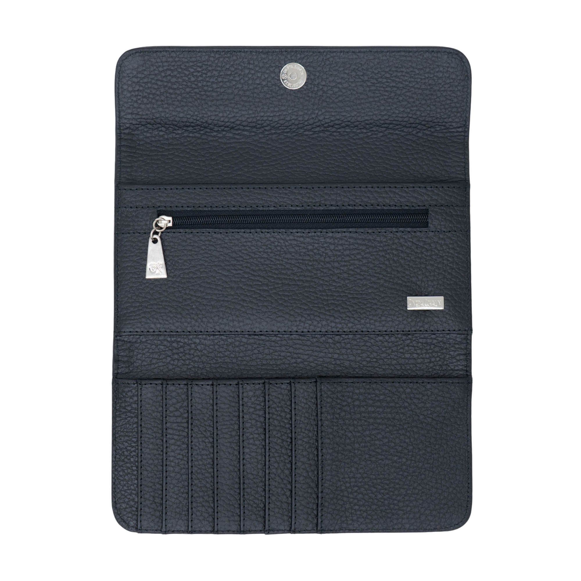 Cartera Bolsillo Negro Guacamaya Original