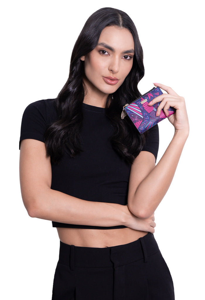 Cartera Chica Yemal Saffiano Colibrí