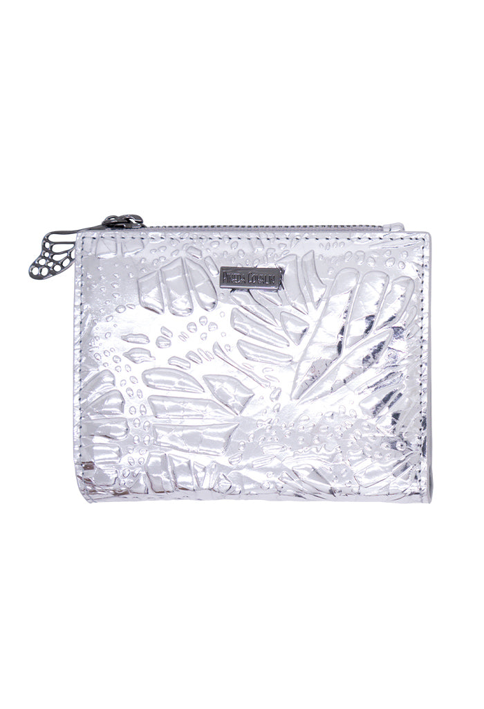 Cartera Chica Yemal Piel Grabado Mariposa