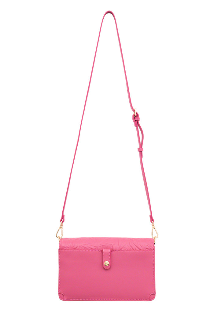 Bolsa Kalan de Piel Grabado Mariposa