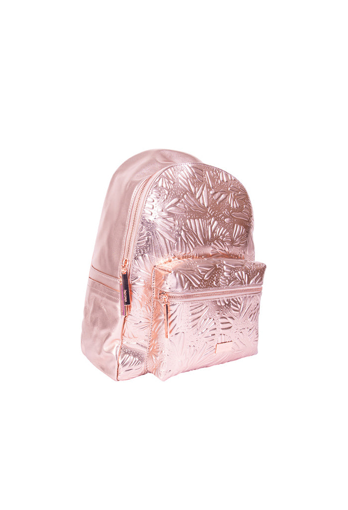 Backpack Nuuk de Piel Grabado Mariposa