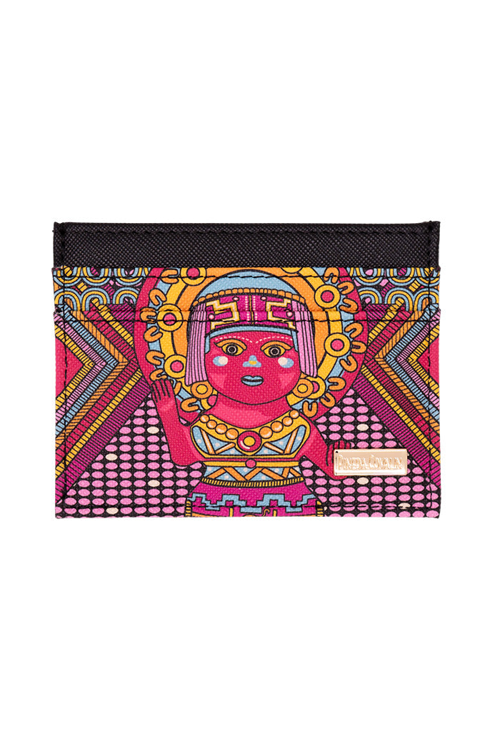 Tarjetero Kuxtal Saffiano Caritas Sonrientes Veracruz