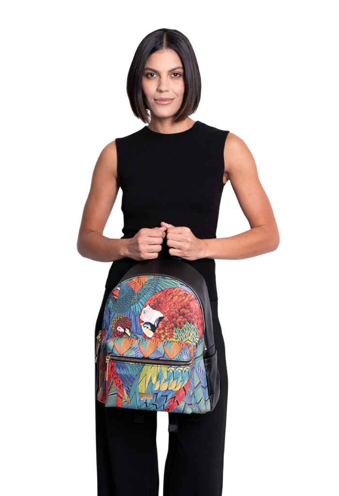 Backpack Nuuk Saffiano Guacamaya