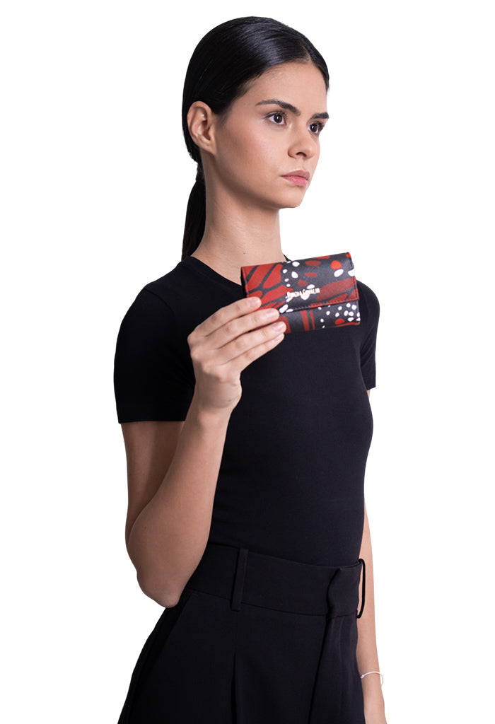 Cartera Mini Tuulis Saffiano Mariposa Macro