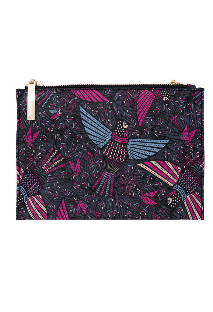 Crossbody Nikté Saffiano Colibrí