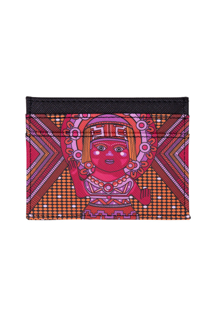 Tarjetero Kuxtal Saffiano Caritas Sonrientes Veracruz