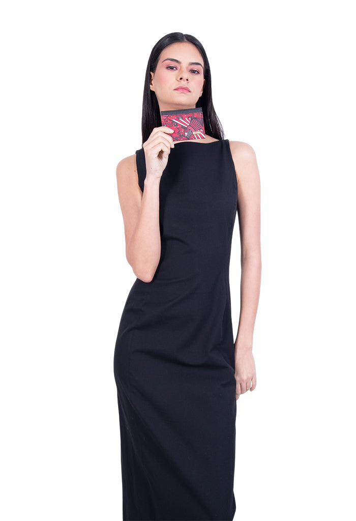 Tarjetero Kuxtal Saffiano Colibrí