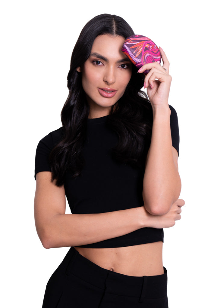 Monedero Woolis Saffiano Quetzalcóatl