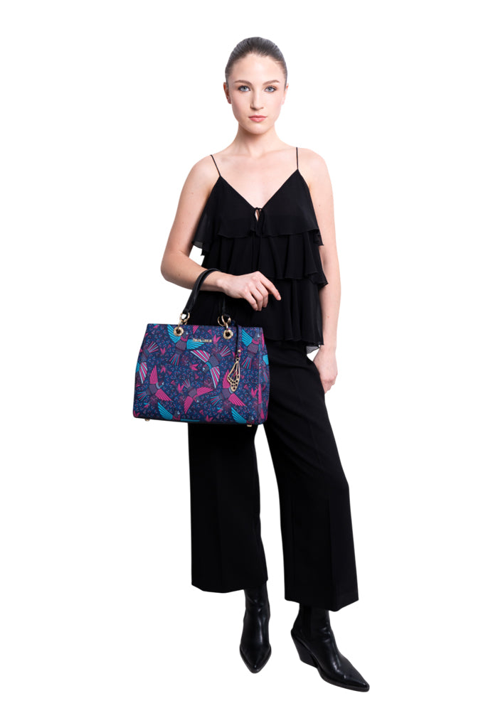 Bolsa Kaxan Saffiano Colibrí