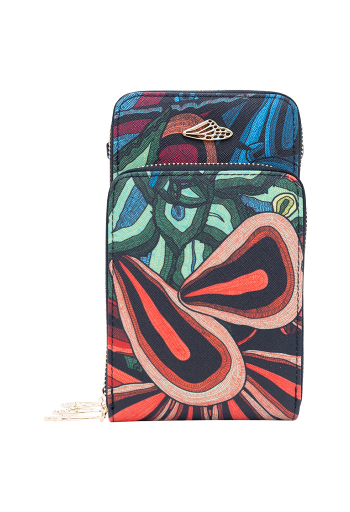 Porta Celular Naab Saffiano Santuario Cactáceas