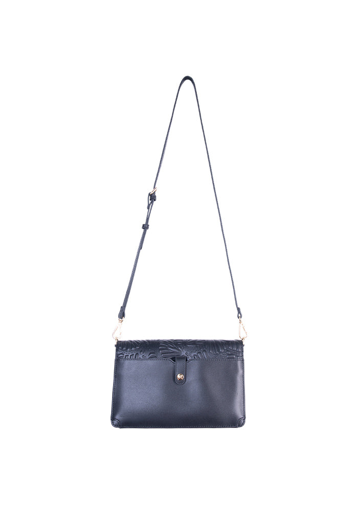 Bolsa Kalan de Piel Grabado Mariposa