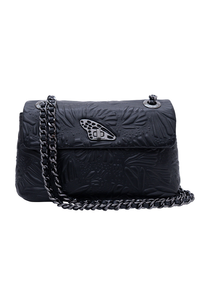 Bolsa Tusbel Piel Mini Grabado Mariposa